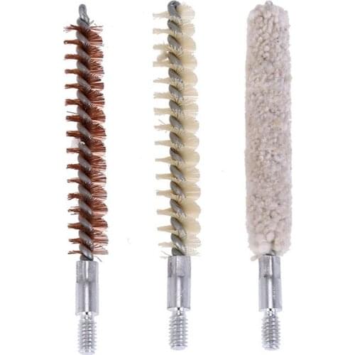 2021 3 pcs/set 20g 7.62mm Gun cleaning kit rifle pistol cleaning brush phosphor bronze gun cleaner