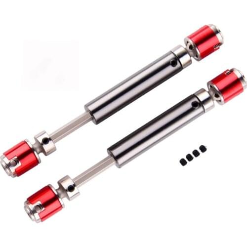 2pcs Upgrade Universal Drive Shaft CVD 110-150mm for 1/10 RC Car SCX10 CC01 D90 D110 RC Crawler Part