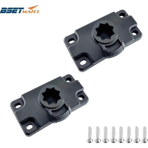 2X Inflatable Kayak Rod Holder Mount Base Boat Marine Sea Canoe Support Holder Pole Rack Fishing Tackle Accessories With Screws