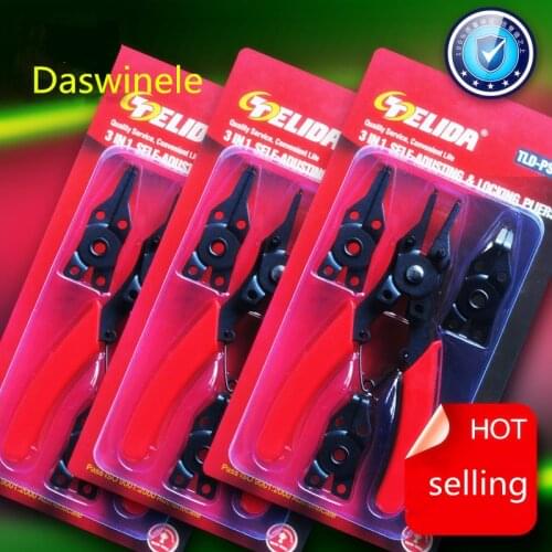 4 IN1 Multifunctional Snap Ring Pliers Multi Tools Multi Crimp Tool Internal External Ring Remover Retaining Circlip plier