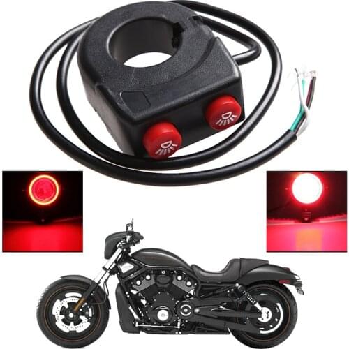 7/8'' Pit Dirt Motorcycle Bike Handlebar On Off Button Head Fog Light Switch