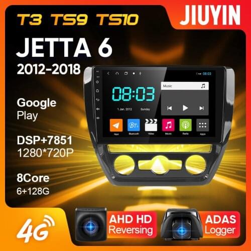 JIUYIN Type C Car Radio Multimedia Video Player Navigation GPS For Volkswagen Jetta 6 2012 - 2018 Android No 2din 2 din dvd