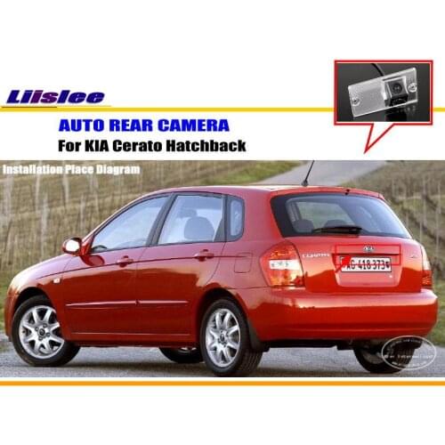 Car Rear Camera For KIA Cerato Hatchback Reverse Camera License Plate Light Camera HD CCD Night Vision