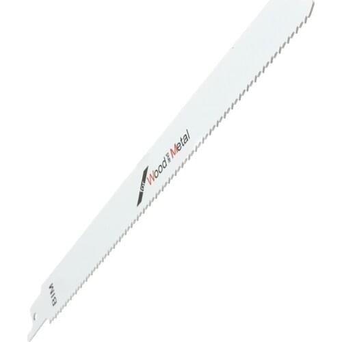 1x 225mm 9inch BI-Metal Reciprocating Saw Blade Woodworking Milling Sawtooth Flexible For Metal Wood Cutting Saw Blades