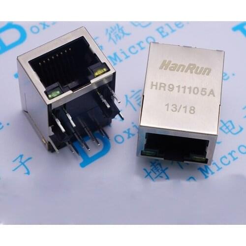 HR911105A HY911105A RJ45 Block Network Filter With Light