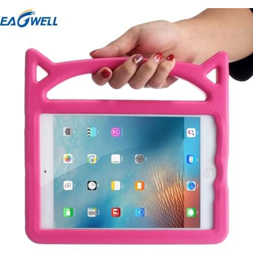 Kids Handle Stand Case for iPad 7th 8th Gen 10.2" Case Kids Safe EVA Shockproof Protective Tablet Cover for iPad 10.2 2019/2020