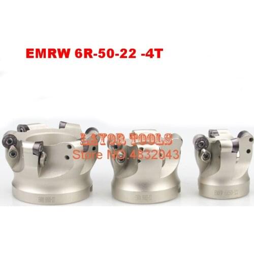 EMRW 6R-50-22 -4T Face End Milling Cutter Indexable Flat Roughing Cutting ,CNC Milling Cutter