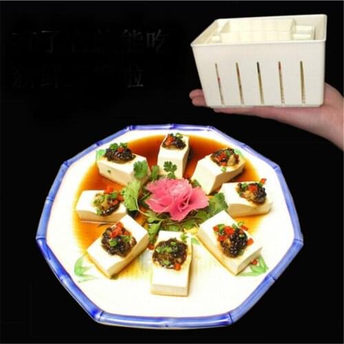 DIY Tofu Mold Plastic Tofu Press Mould Homemade Soybean Curd Tofu Making Mold Kitchen Cooking Tool Set