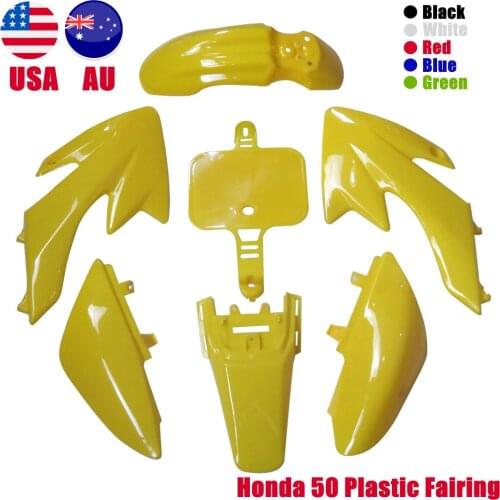 7Pcs/set Motorcycle Plastic Fairing Set Mото Accessories for Honda CRF XR 50 125cc SSR PRO Dirt Pit Bike Moto Accessories