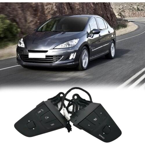 Car Steering Wheel Multi-Function Button Key Switch for Peugeot 408 508 C3XR 9822109077