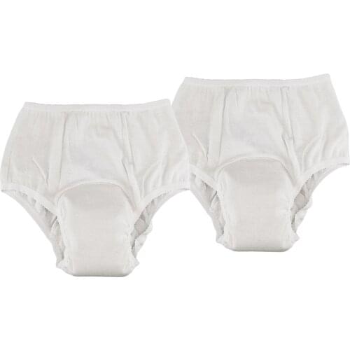 Washable Incontinence Briefs, Underwear Diaper Pants, Water Absorption: 150ml-200ml