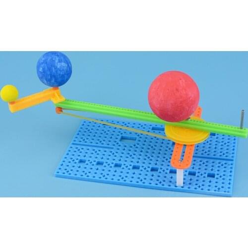 Science Toys Solar System Model Astronomy Sun Earth Moon Planet Experiment Educational Toy Manual Assembly Teaching Kids Toy