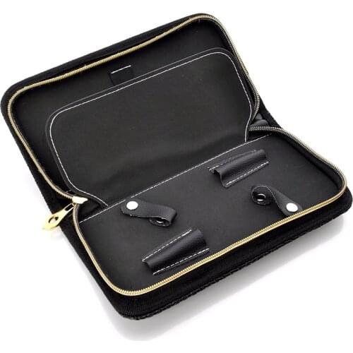 Professional Hairdressing Scissor Bags Case Hold 2 Hair Scissor Haircut Barber Shear Salon Holster Pouch Holder Styling Tool Kit