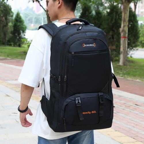 80L Mountaineering Backpack Men High Capacity Hiking Bags Trekking Camping Backpacks Unisex Outdoor Climbing Travel Bag For Men