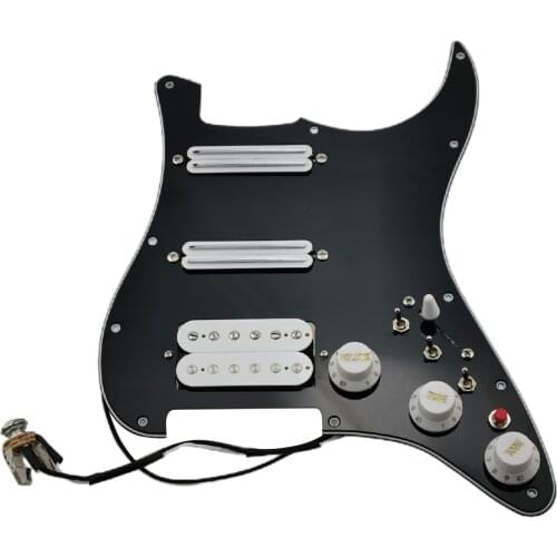 Strat Guitar Pickups HSS Humbucker Pickup Alnico 5 Prewired loaded Pickguard Wiring Multifunction Single Cut Mini Switch Set