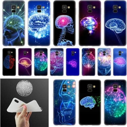 Phone Case For Samsung Galaxy A10 A20 A30 A40 A50 A51 A70 A6 A8 Plus A7 A9 2018 A3 A5 2017 Soft Cover Medical Human Organs Brain