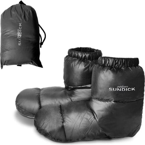 Outdoors Camping Slippers Warm Socks for Sleeping Bag Indoors Warm Boots Men Women Winter Duck Down Booties Slipper Boots