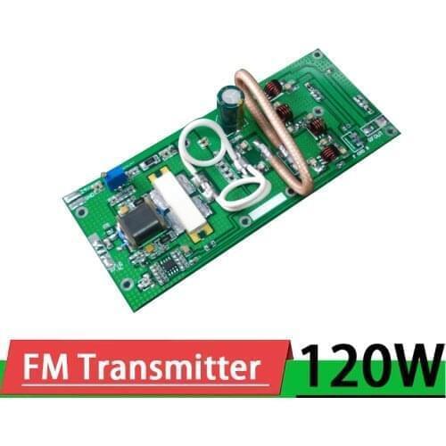 120W RF Power Amplifier FM transmitter Board 87-108Mhz frequency VHF for Campus Rural Broadcasting Ham Radio