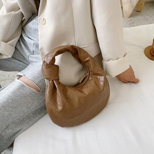 Luxury Hand Cloud Purses And Handbag Soft Leather Clutches Women Dumpling Hobo Bag Vintage Leather Shoulder Bag Female Totes Bag