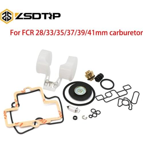ZSDTRP Carburetor Rebuild Kit For Keihin FCR Slant Body 28/33/35/37/39/41mm Repair Set Supplies