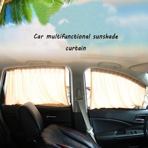 2pcs Car sunshade Alloy Car Side Window Sunshade Curtains Car Windshield Sunshade Sun Visor Blinds Cover car-styling S,M,L