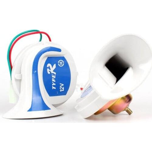 2pcs Snail Shaped Horn Auto Car Speaker Tone Siren Horns 150dB Loud quality high Classical Motorcycle Security Alarm System Loud