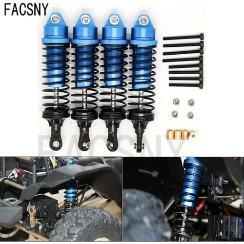 4PCS Metal Shock Absorber Adjustable Damper for 1/10 YK4103 YK4102 YK4082 RC Rock Crawler Upgrade Part