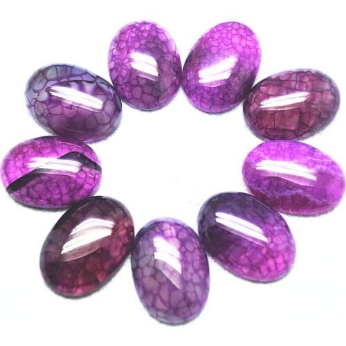 5PCS New Arrival Nature Semi Precious Stone Cabochons 18x25MM Oval Shape Beads Accessories Wholesale Price Faster Free Shipping