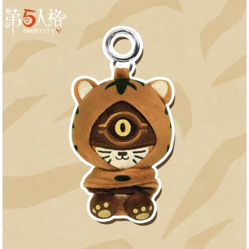Anime Game Identity V Eli Clark Longing Tiger Cosplay Cute Plush Doll Cartoon Mini Bag Pendant Kawaii keychain Anime Doll Gifts