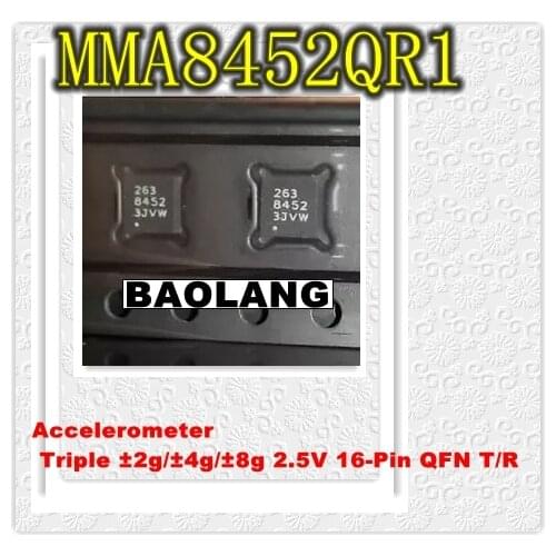Free Shipping 10PCS/LOT MMA8452QR1 MMA8452QR MMA8452 8452 QFN-16 Original authentic and new in stock