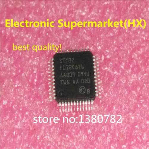 Free Shipping 50pcs/lots STM32F072C8T6 STM32F072 QFP-48 New original IC In stock
