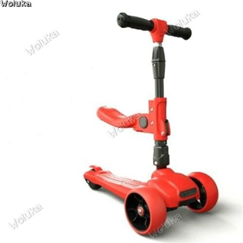 Childrens scooter three-in-one 1-3-6-12 years old child one-foot scooter baby slide car yo car CD50 Q03