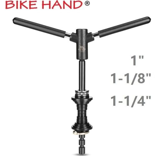 BIKE HAND Bicycle Repair Tool Front Fork 1-1/8" 1-1/4" Handset Press Installation Tool Bike Press Fit Bottom Bracket Tools