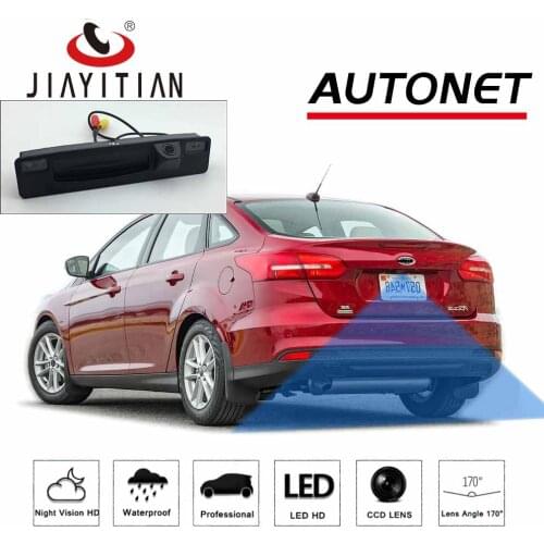 JIAYITIAN HD Trunk handle camera For Ford Focus Sedan SE RS 2015 2016 2017 2018/CCD/Night Vision/Backup Reverse rear view Camera
