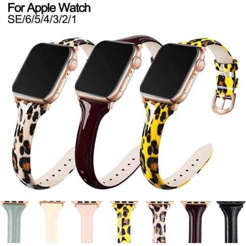 Leather Watchband for Apple Watch Wristband Series 5 3 Canvas Bracelet Loop Strap 38 or 40mm For iwatch 6 4 SE band 42 or 44mm