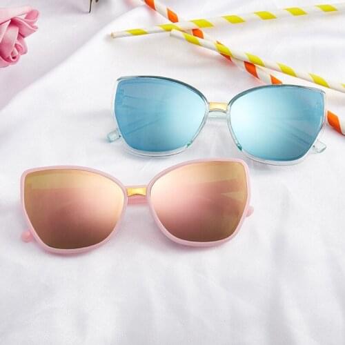 Summer Girl Boys Cute Cat Eye Kids Sunglasse Cartoon Flower Wings Outdoor Children Lovely Vintage Sunglasses Protection Classic