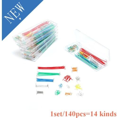 140pcs Jumper Dupont Breadboard Line Cable Set Wire U Shape Shield Solderless Breadboard Jumper Kit for Arduino Electronic DIY