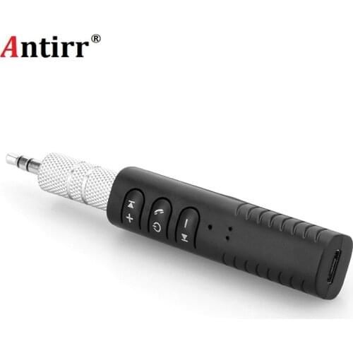 Mini Wireless Bluetooth Car Kit Hands free Bluetooth 3.5mm Jack Audio jack Receiver Adapter AUX for Speaker Headphone