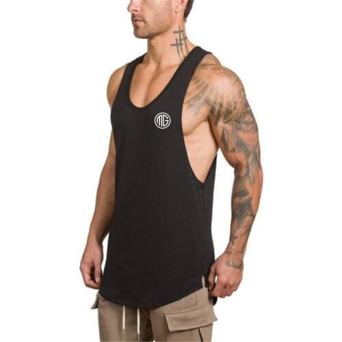 Fitness Men gyms Tank Top Mens Bodybuilding Vest Stringer Undershirt Tanktop Singlet Brand Clothing Sleeveless Shirt