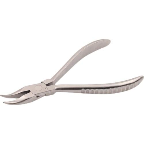 Eyeglasses Nose Pad Arm Adjusting Pliers - Bent Nose Eyeglasses Pliers, Optical Hand Tool Eye Glasses Repair Clamp