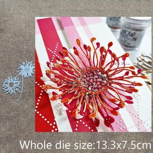 New Design Craft Metal stencil mold Cutting Dies Fireworks flower decoration scrapbook die cuts Album Paper Card Craft Embossing