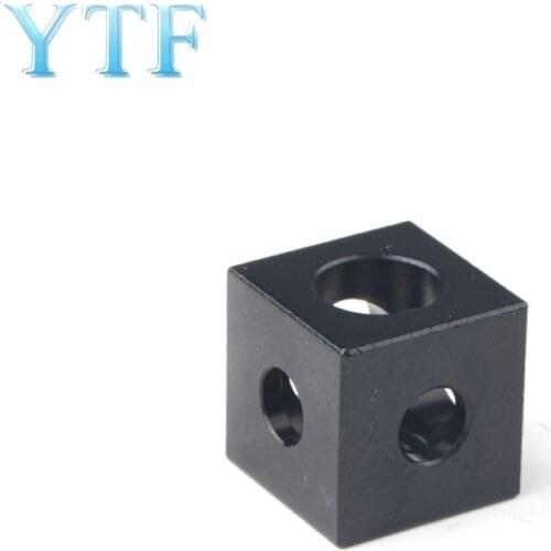 10pcs 3D printer Parts Cube Corner V-slot Tee Corner Chassis Corner Prism Connector for Openbuilds