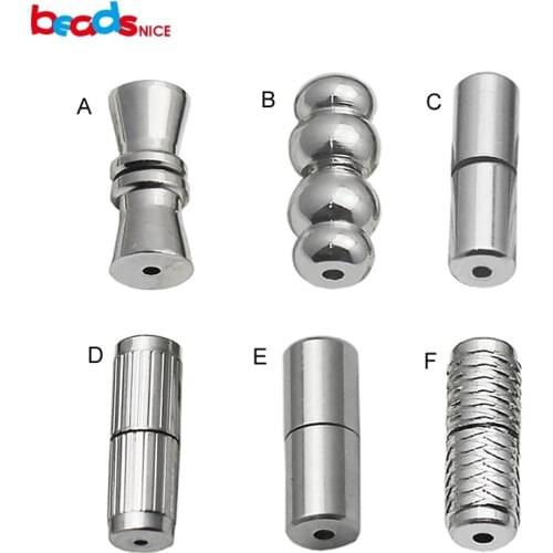 Beadsnice Sterling Silver Barrel Screw Clasps Jewelry Findings Twist Clasps for Bracelet or Necklace Making ID 34942