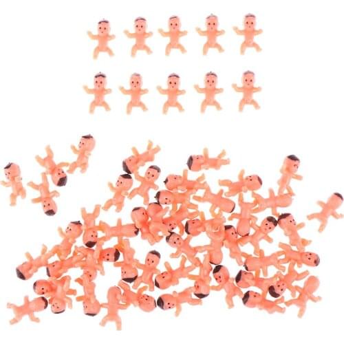 High Quality 10/20/60Pcs 1 Inch Mini Plastic Baby Kids Toys
