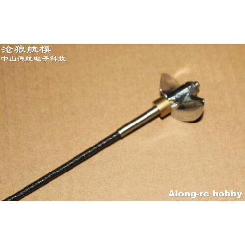 RC Model Boats Spare Part--4*400mm Shaft with 40mm Metal Propeller for Volantexrc ATOMIC SR85 79803 V798-3 RC Remote Boat