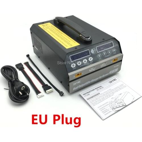 SKYRC PC1080 Lipo battery charger 1080W 20A 540W*2 Dual Channel Lithium Battery Charger for agricultural spraying drone UAV
