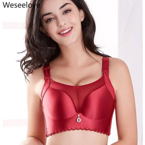 Plus Size Women Underwear Push Up Sexy Large Cup 115CDE Bra Without Underwire Sexy Adjustable Top Selling Product In 2020 E110