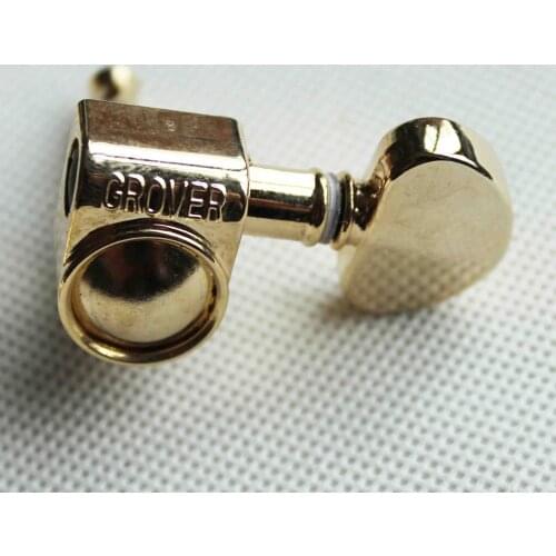 Grover 1 set 6 pcs gold diecast guitar machine tuner, guitar tuning pegs