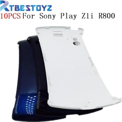 10PCS Original Housing Battery Cover Door Rear Cover Chassis Back Cover With Logo For Sony Ericsson Xperia Play Z1i R800 R800i