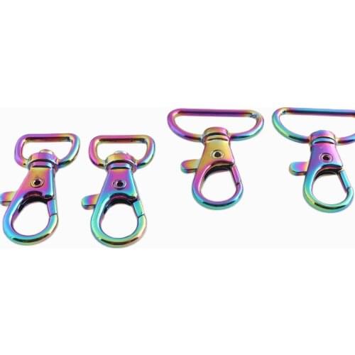 14mm/24mm Swivel claw clips Metal Swivel Clasps Lanyard Clips Snap Hook for Strap Lobster Claw Clasp Keychain Clasp DIY Handbag